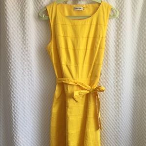 Calvin Klein yellow dress size 8 #374